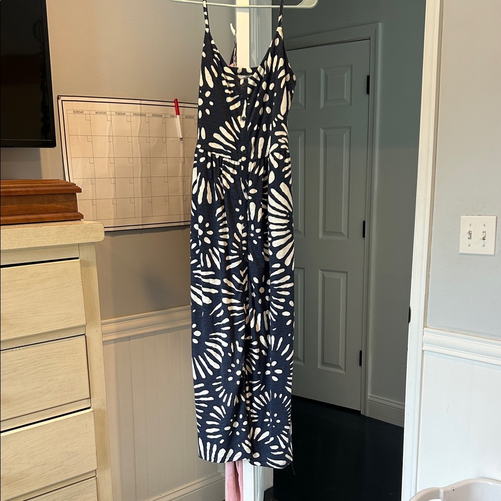Market & Spruce Blue and White Patterned Dress
